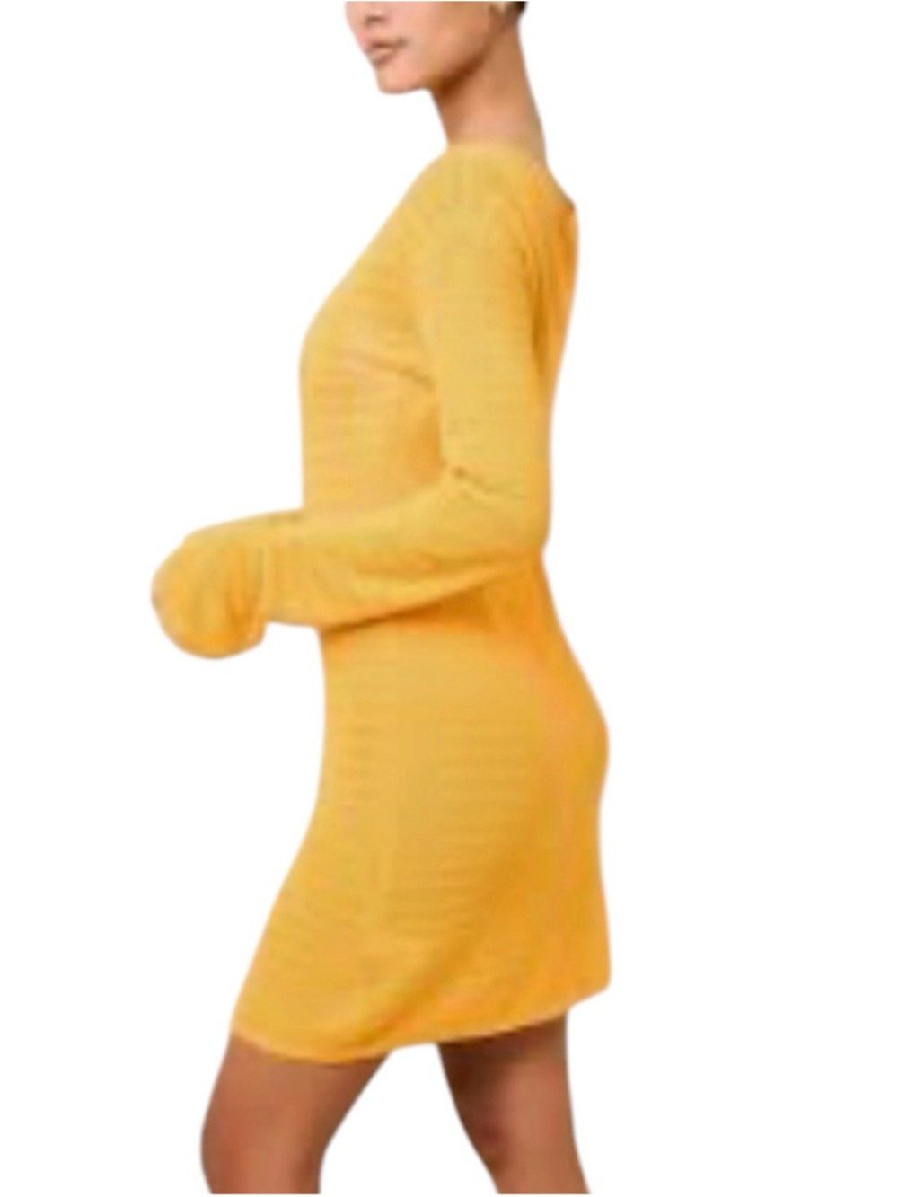 SOLID & STRIPED The Nicki Dress Swim Coverup, Mango - Picture 2 of 7